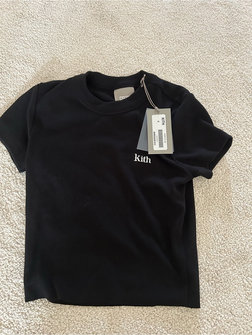 Kith Black Short Sleeve Logo Tee